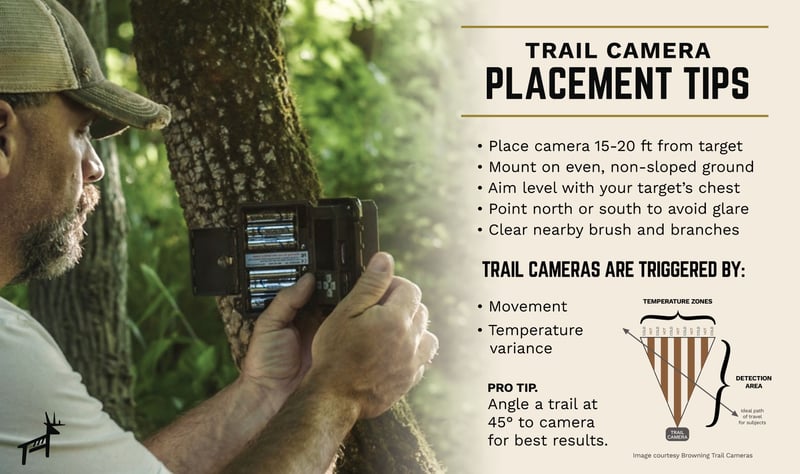 Five trail camera placement tips.