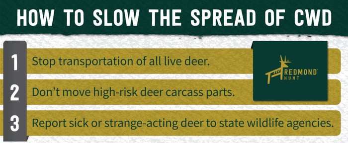 How to slow the spread of CWD in deer