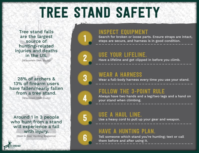 6 tree stand safety tips