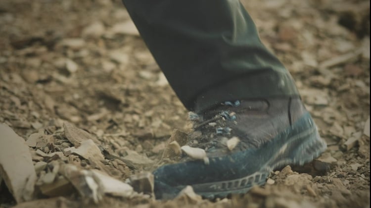 hunter hiking in popular hunting boots